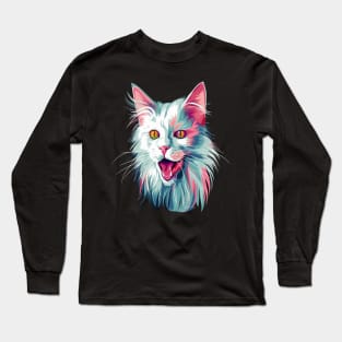 Turkish Angora Smiling Long Sleeve T-Shirt